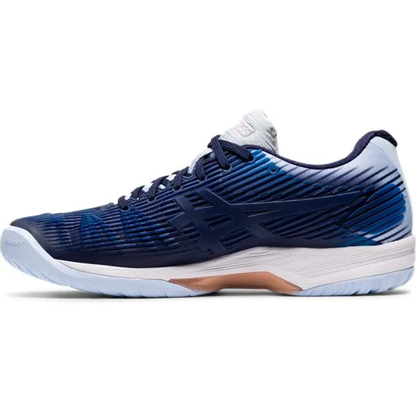 Asics Women's Gel-Solution Speed FF Tennis Shoes in Peacoat/Rose Gold