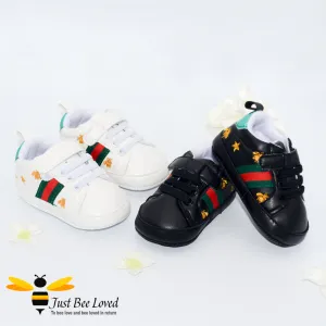 Baby Infant Bee Trainers Shoes - Sizes 0-18mths
