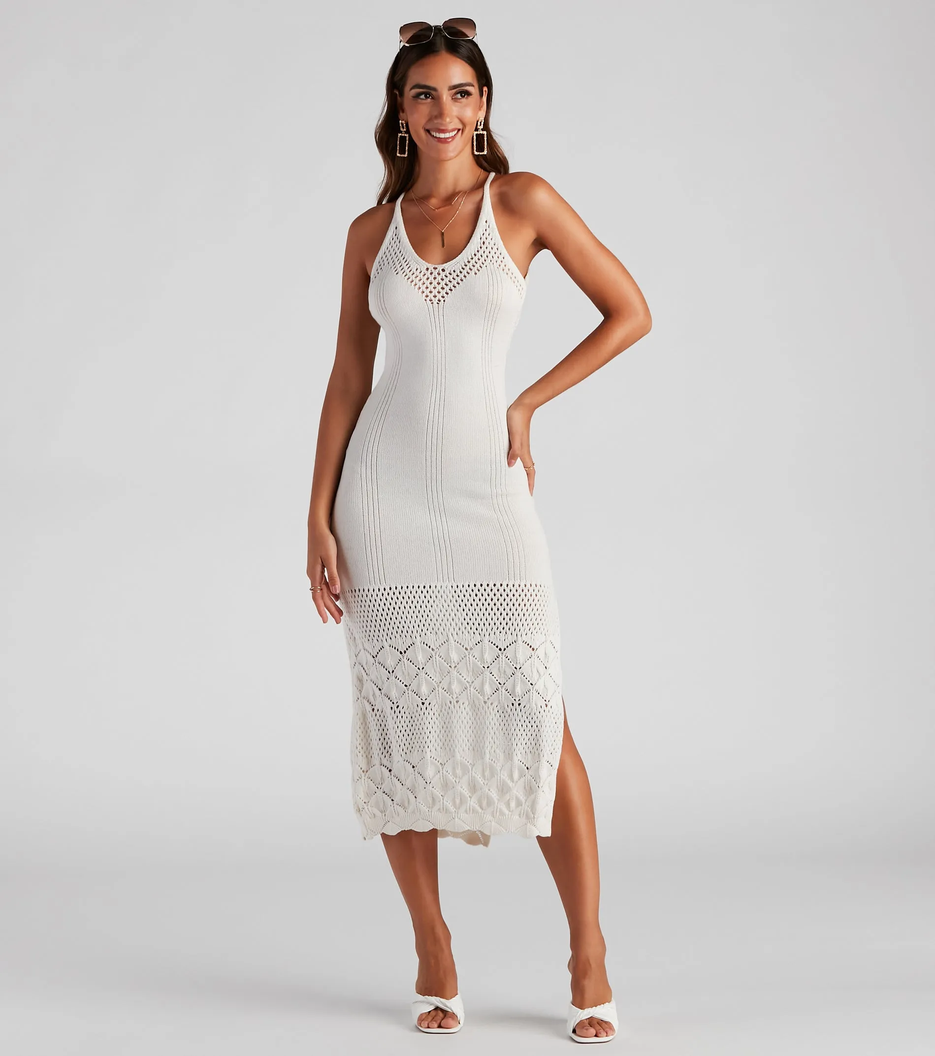Beachy Vibes Maxi Sweater Dress