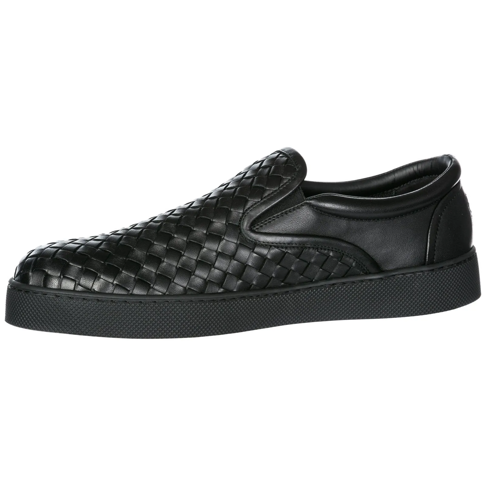 Bottega Veneta Woven Detail Loafers