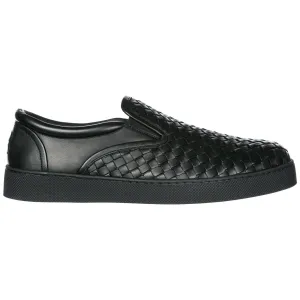 Bottega Veneta Woven Detail Loafers