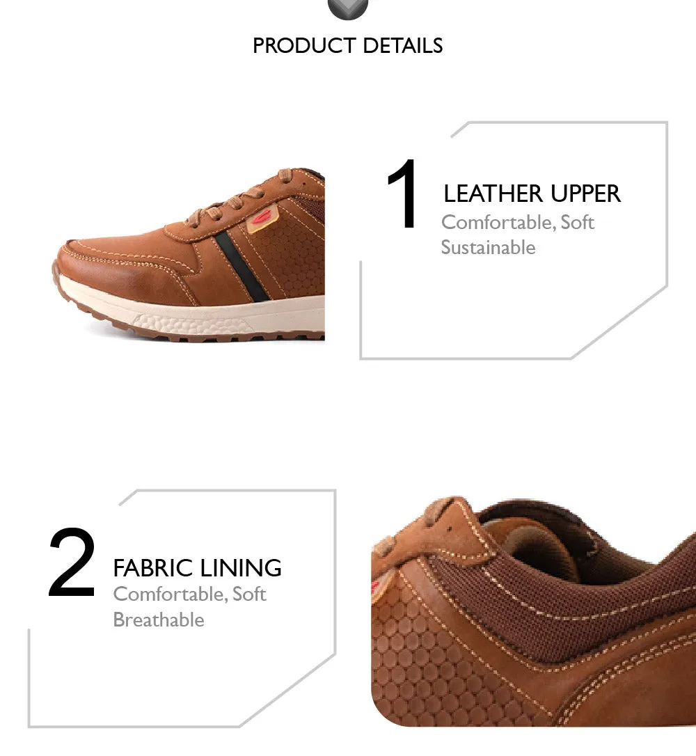 camel active Leather Lace Up Shoes Men Brown DELSON 852366-RS2-3