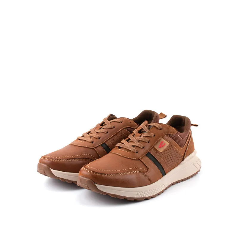 camel active Leather Lace Up Shoes Men Brown DELSON 852366-RS2-3