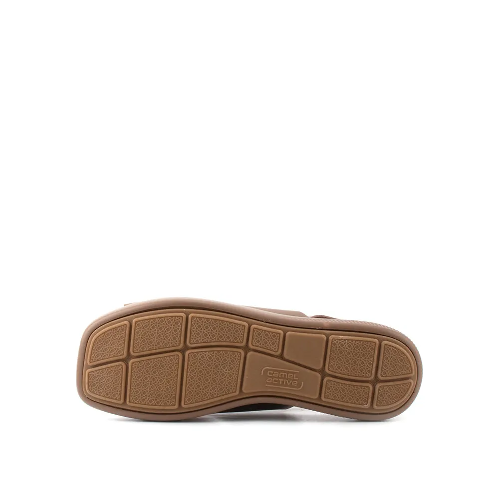 camel active Women Victoria Cross-Strap Comfort Sandals -782401-YR01SV-6-KHAKI
