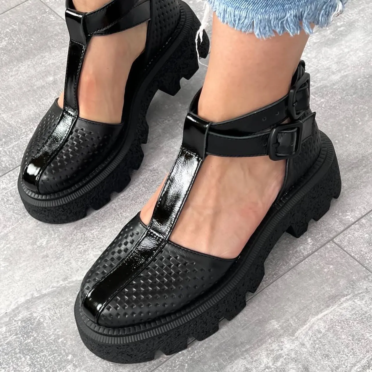 Chic Color Block Sandals