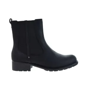 Clarks Orinoco Club (Wide) Women's Ankle Boots Black Leather