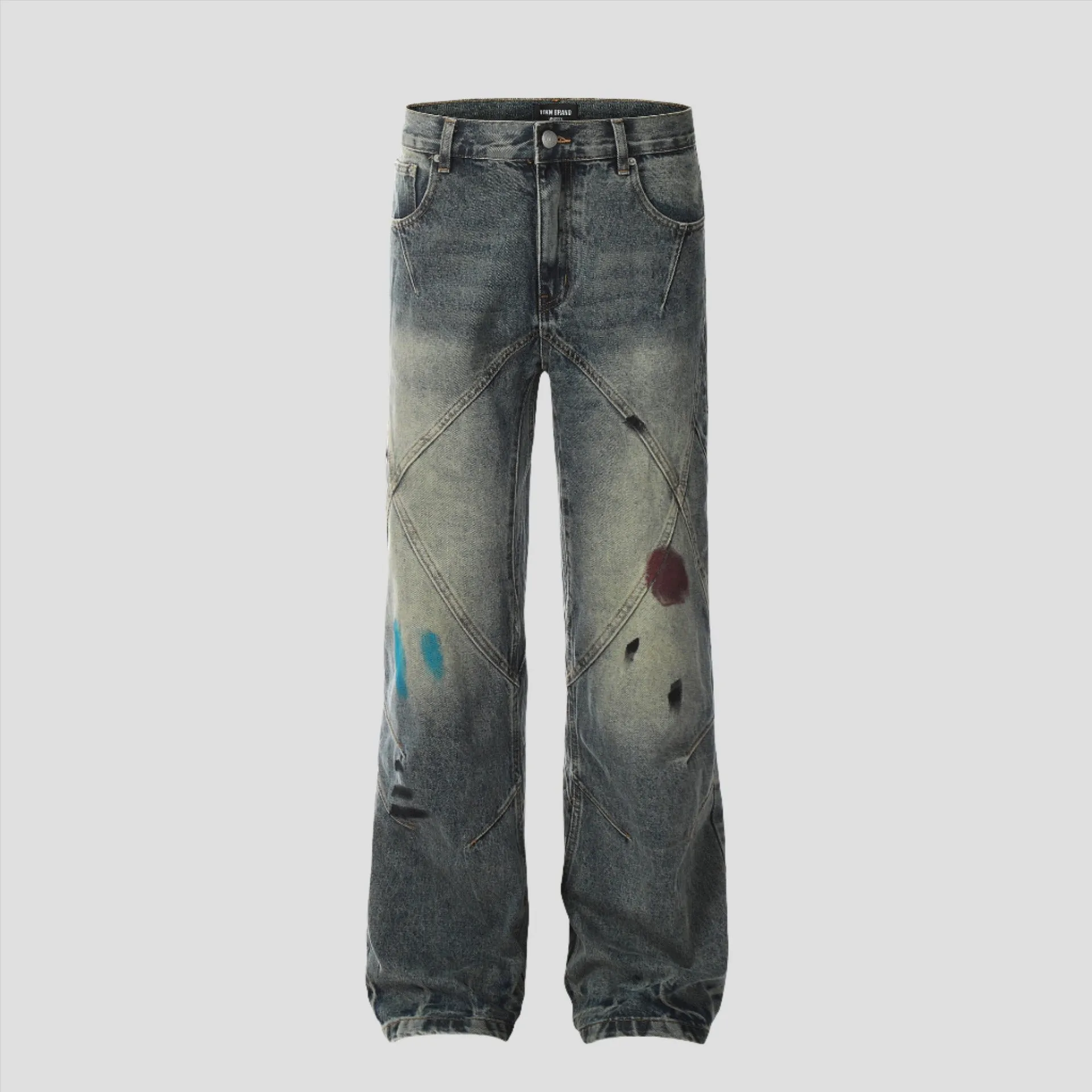 Distressed Denim Jeans Bold Style