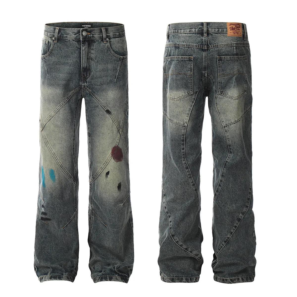 Distressed Denim Jeans Bold Style