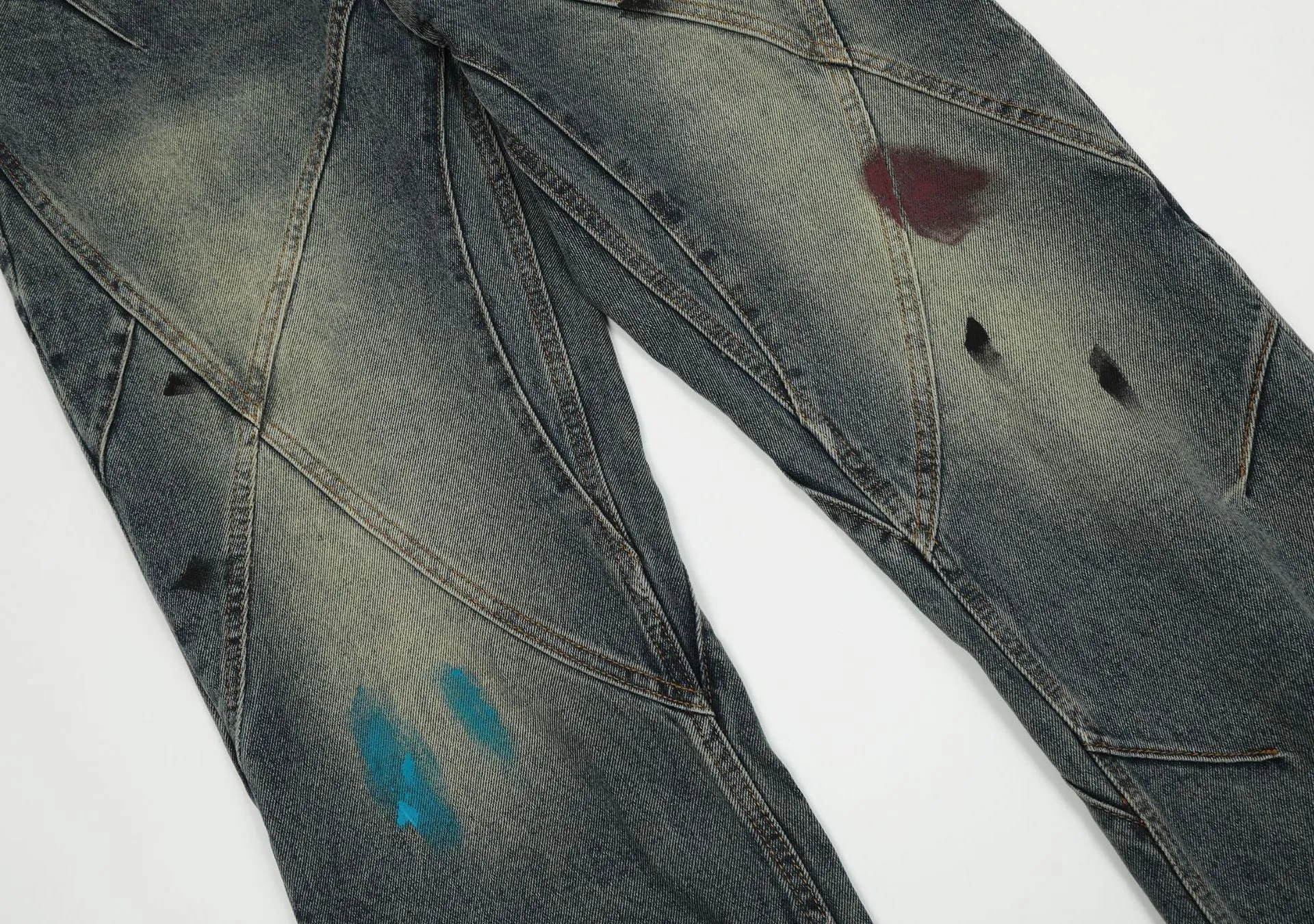 Distressed Denim Jeans Bold Style