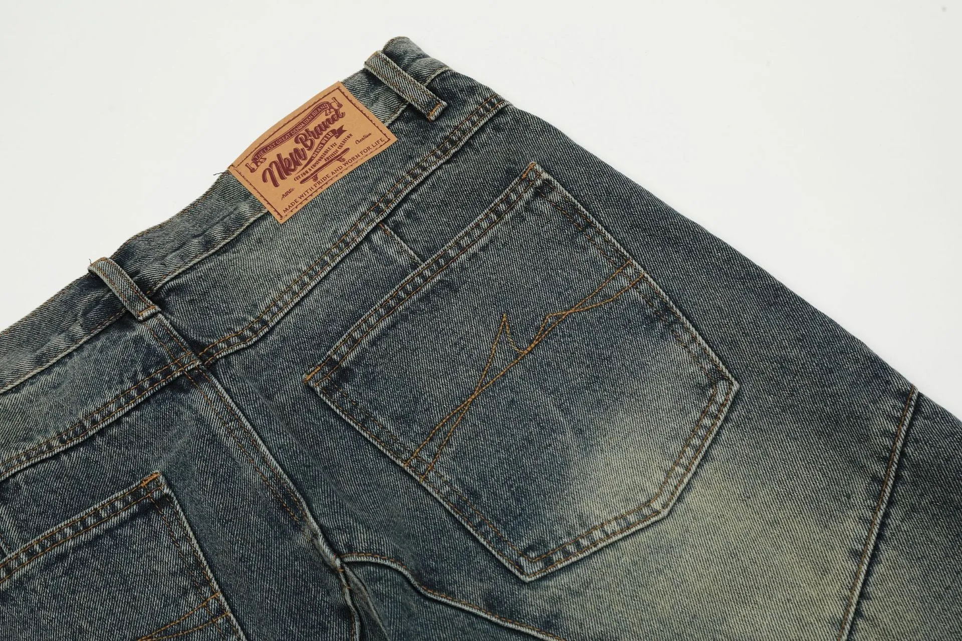 Distressed Denim Jeans Bold Style