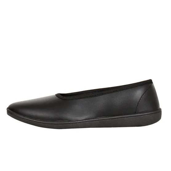 Girls School Shoes Black