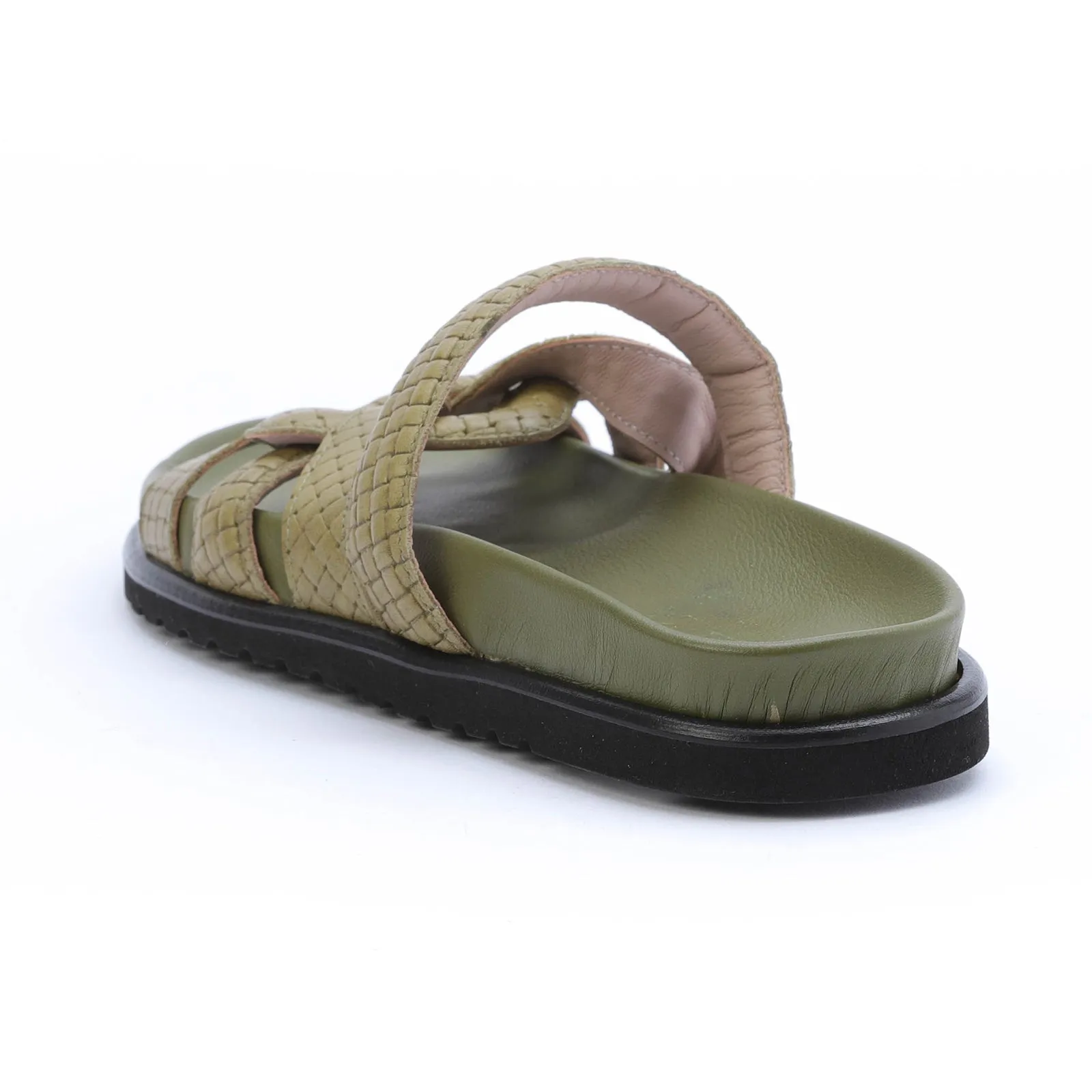 HORTENSE flat sandal - kaki