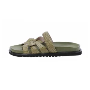 HORTENSE flat sandal - kaki