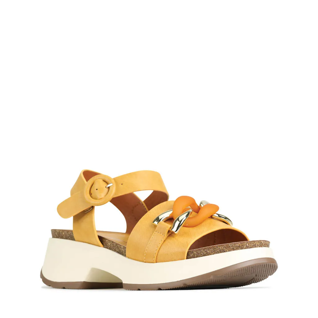 LAISHA ANKLE STRAP WEDGE SANDALS