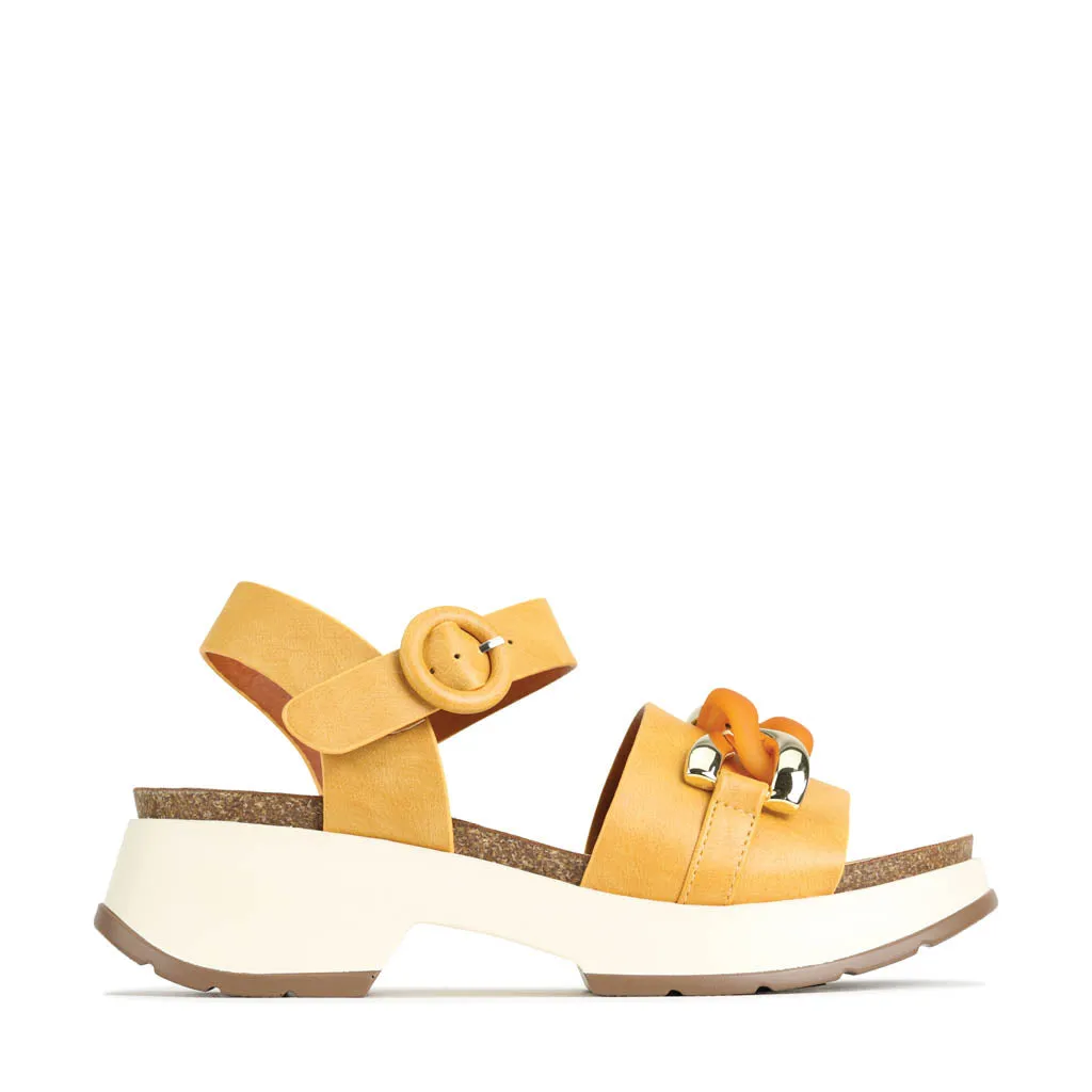 LAISHA ANKLE STRAP WEDGE SANDALS