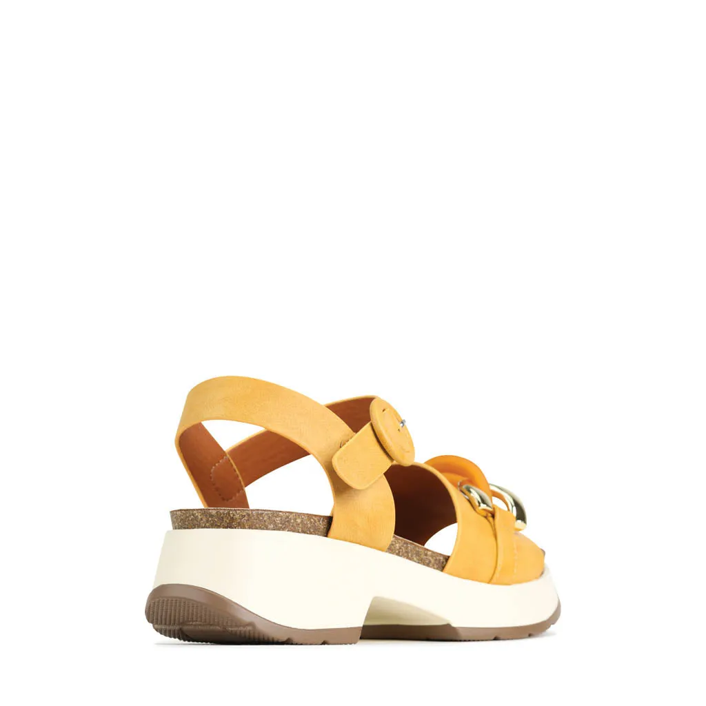 LAISHA ANKLE STRAP WEDGE SANDALS