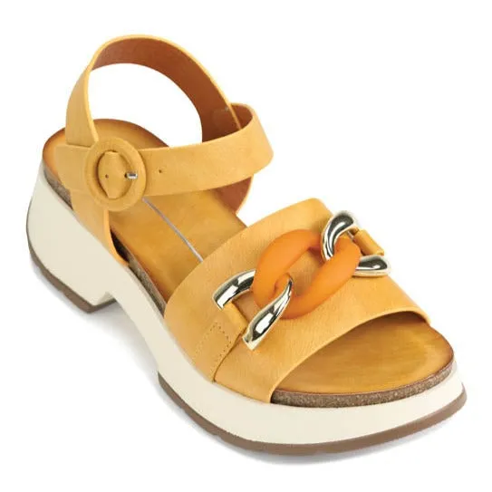 LAISHA ANKLE STRAP WEDGE SANDALS
