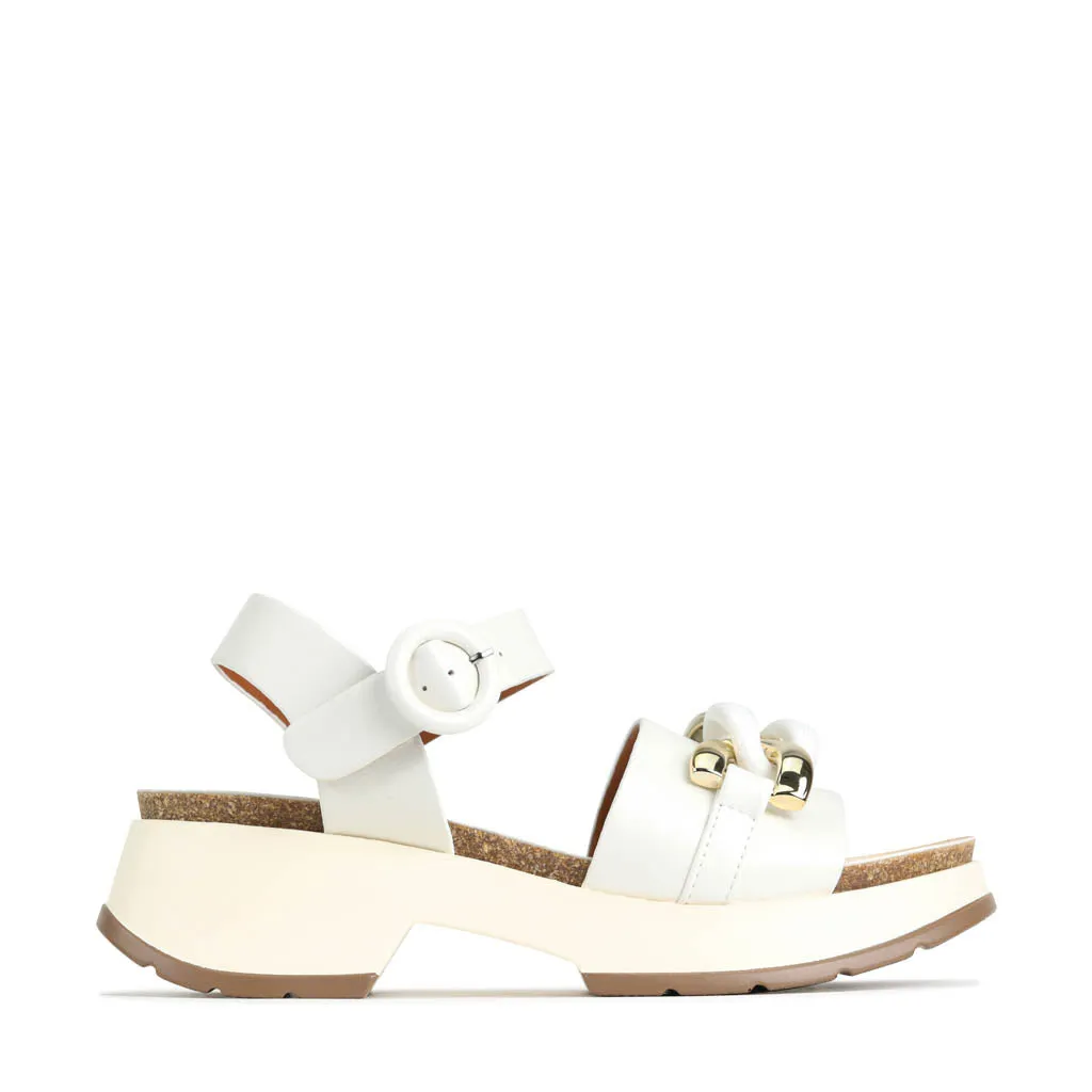 LAISHA ANKLE STRAP WEDGE SANDALS