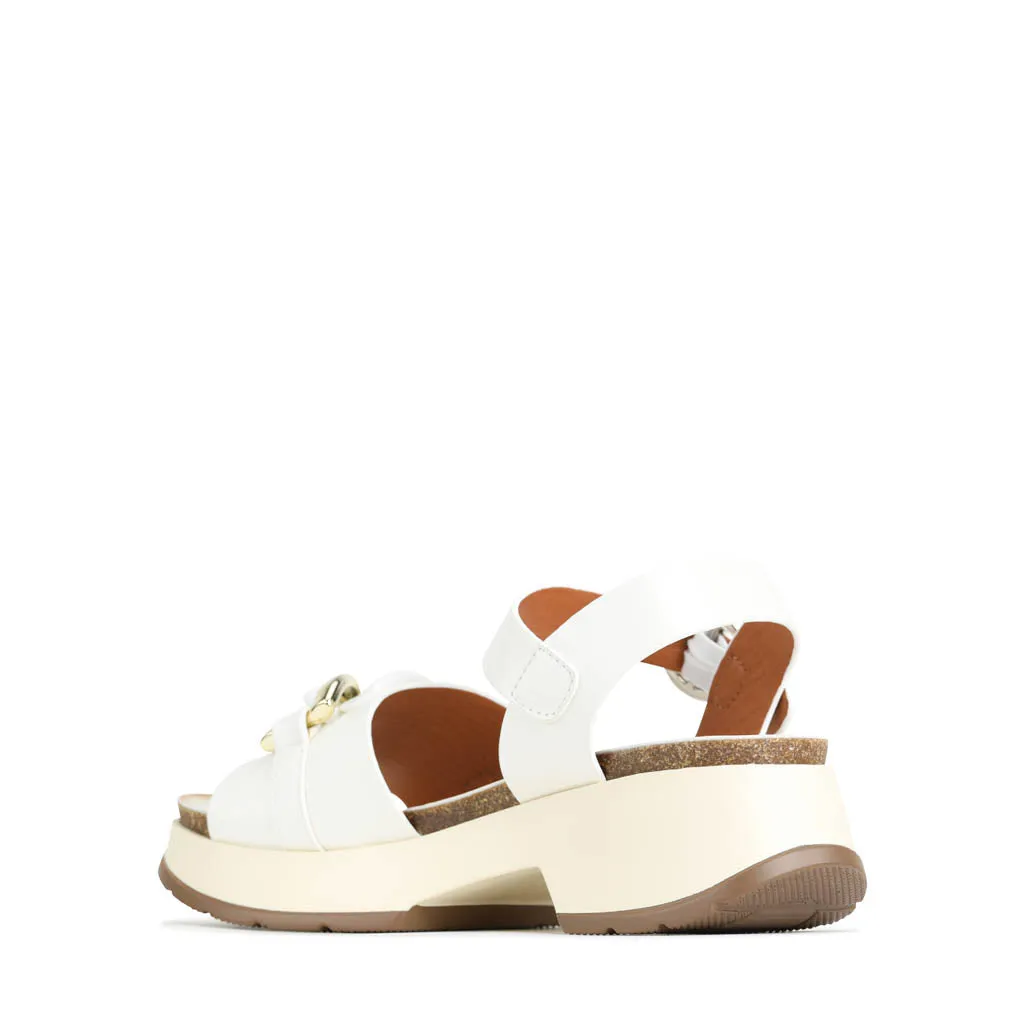 LAISHA ANKLE STRAP WEDGE SANDALS