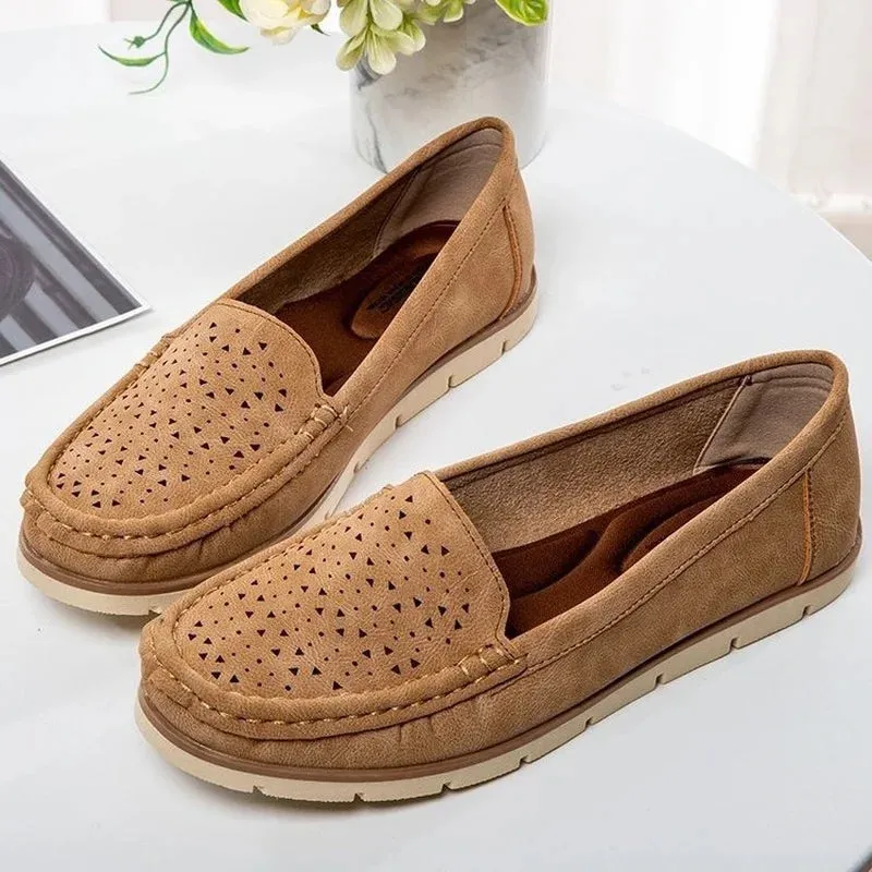 Loafers Breathable Slip on Flat Shoes
