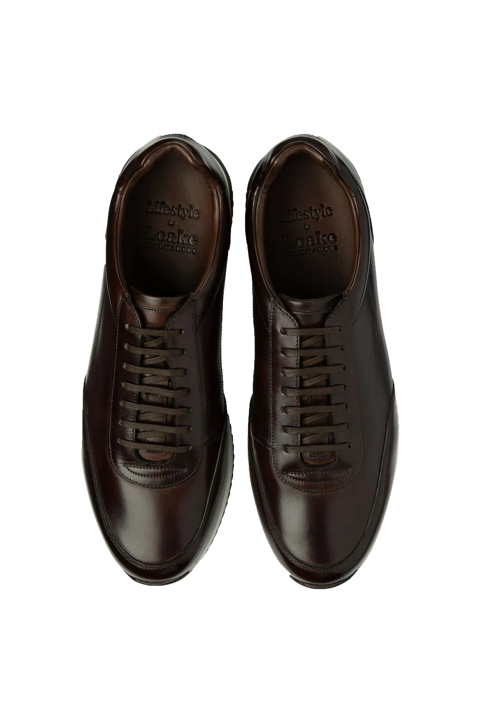 Loake Bannister Trainer Dark Brown