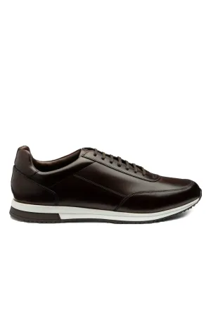Loake Bannister Trainer Dark Brown