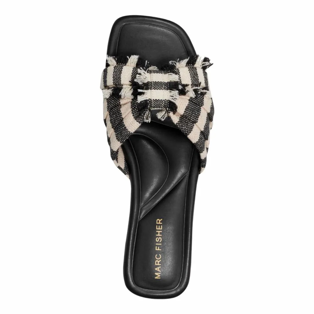 Marc Fisher Women's Orbit Black Beige/Black Beige/Small M