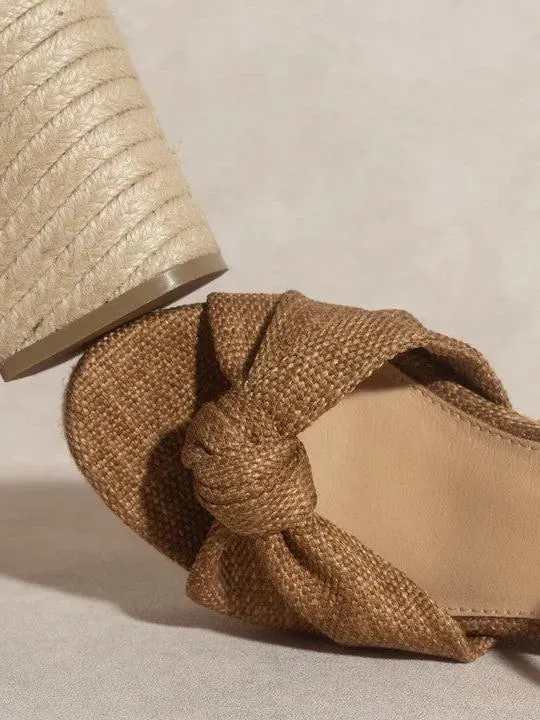 OASIS SOCIETY Mackenzie - Espadrille Knotted Wedge Sandal