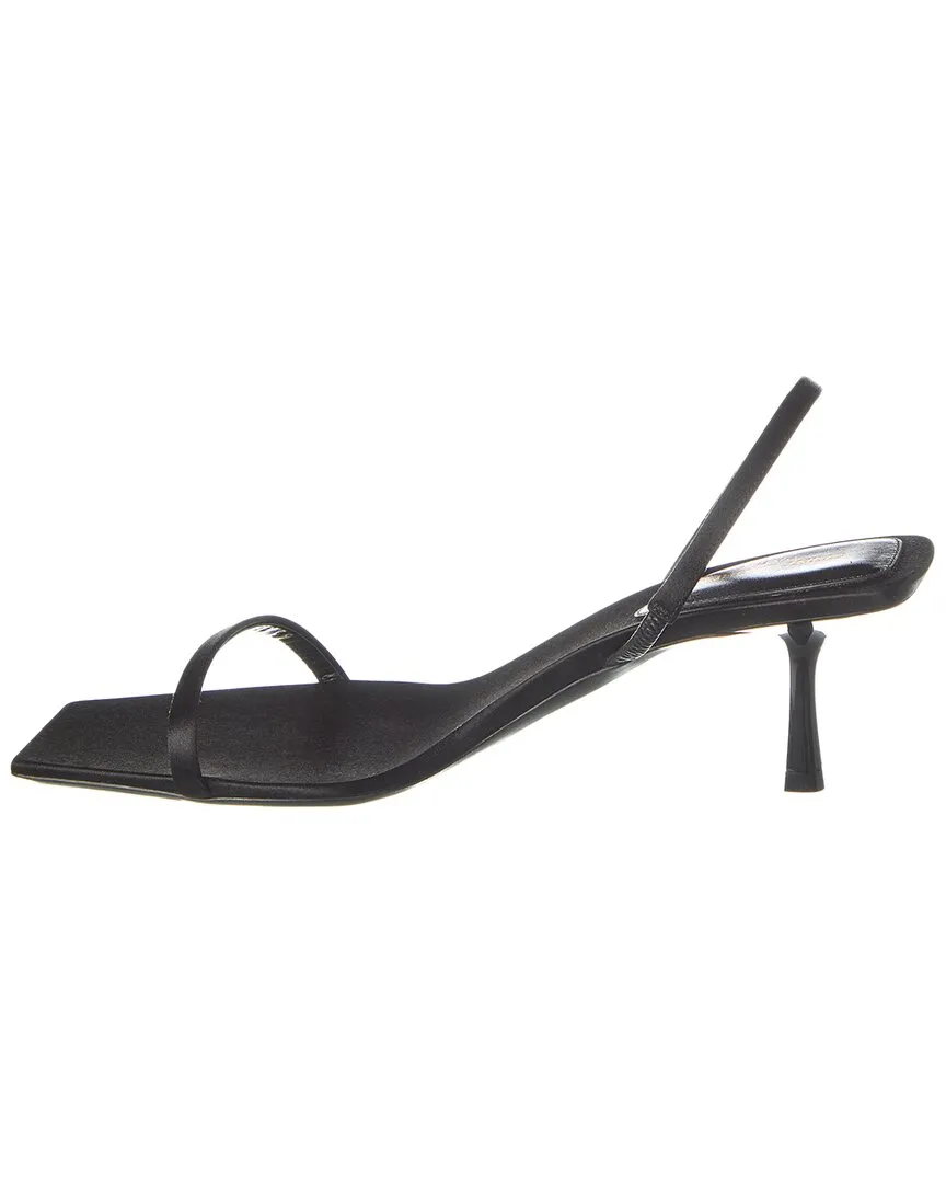 Saint Laurent Jaspe 55 Silk Slingback Sandal