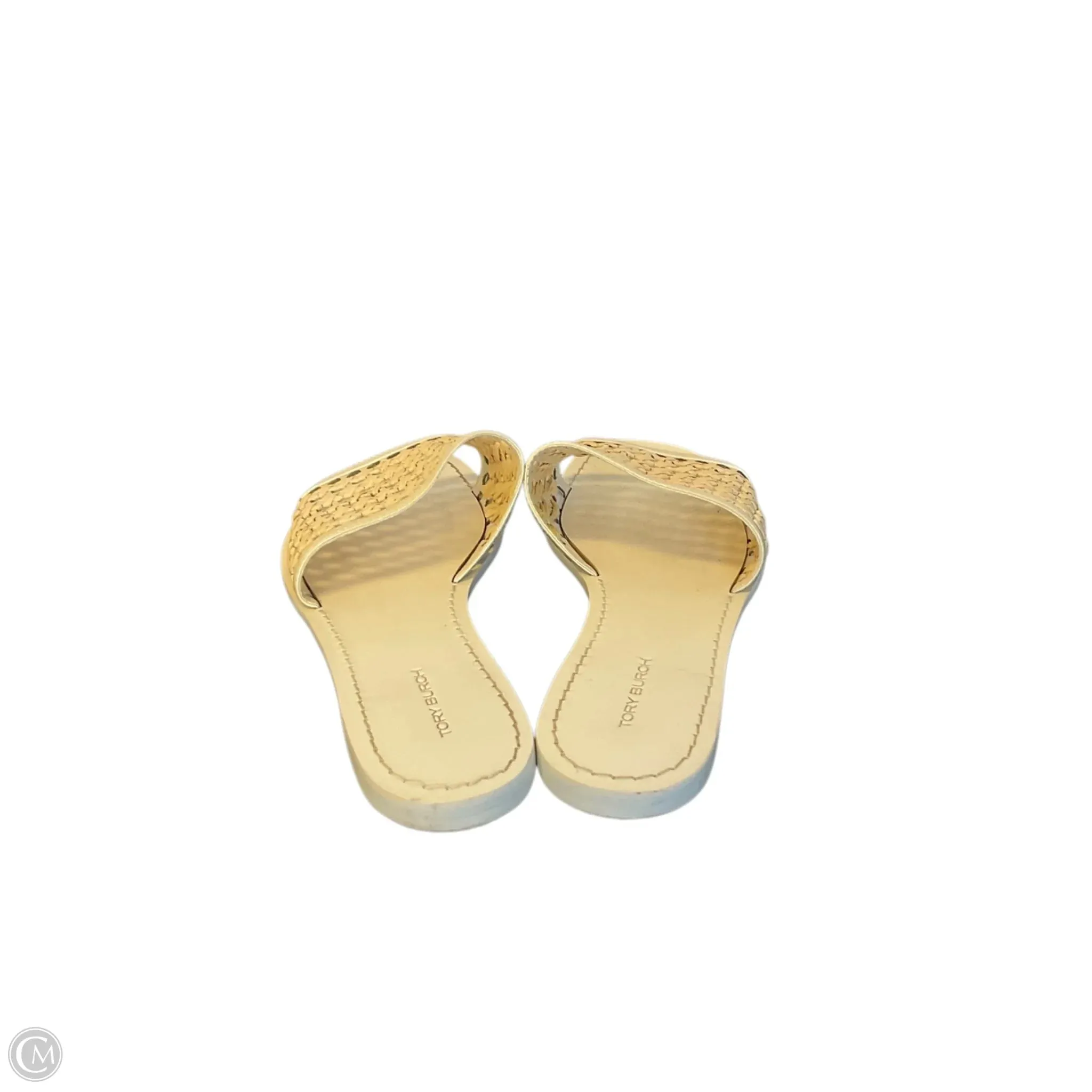 Sandals Designer By Tory Burch In Beige, Size: 7.5