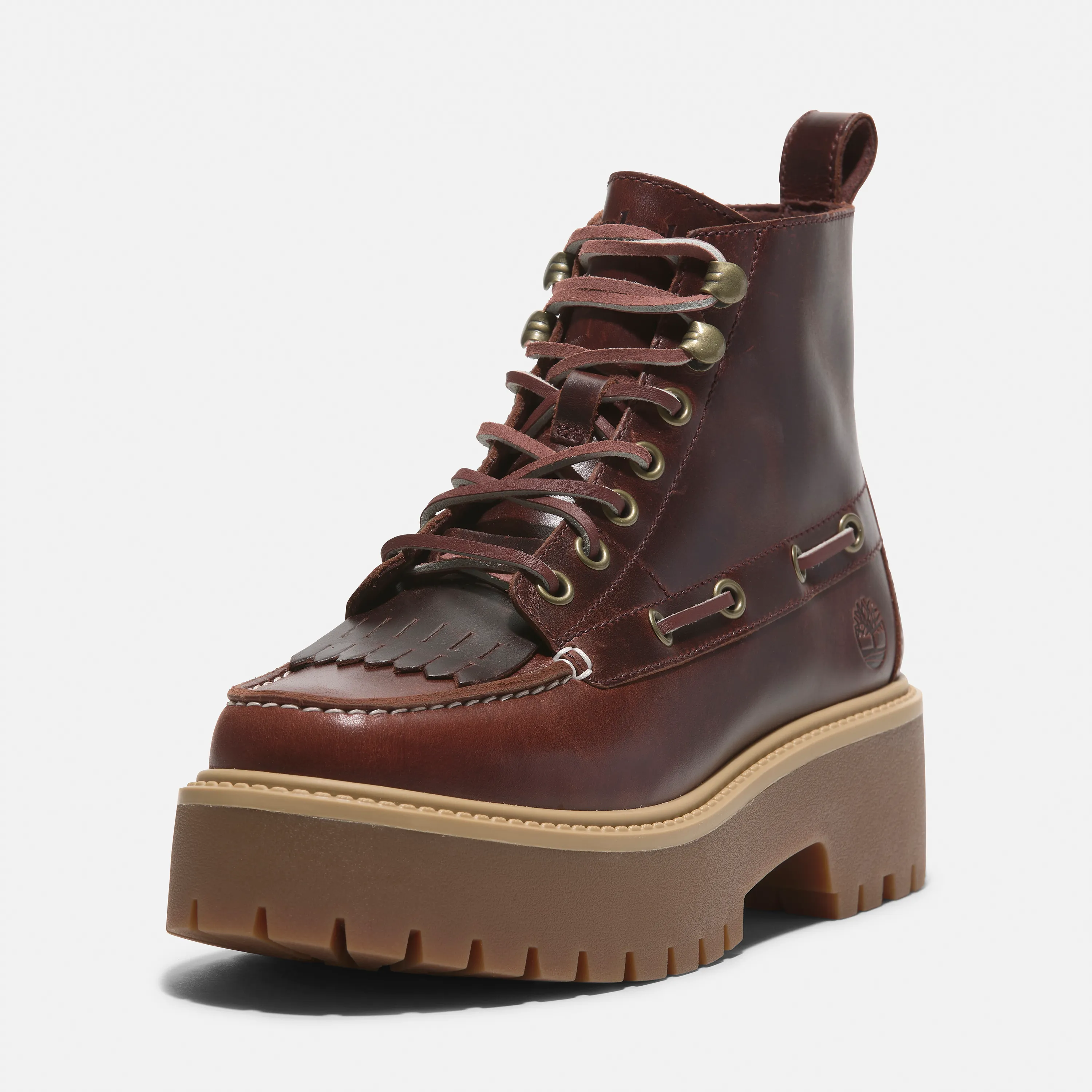 Stone Street 7-Eye Platform Boot For Women