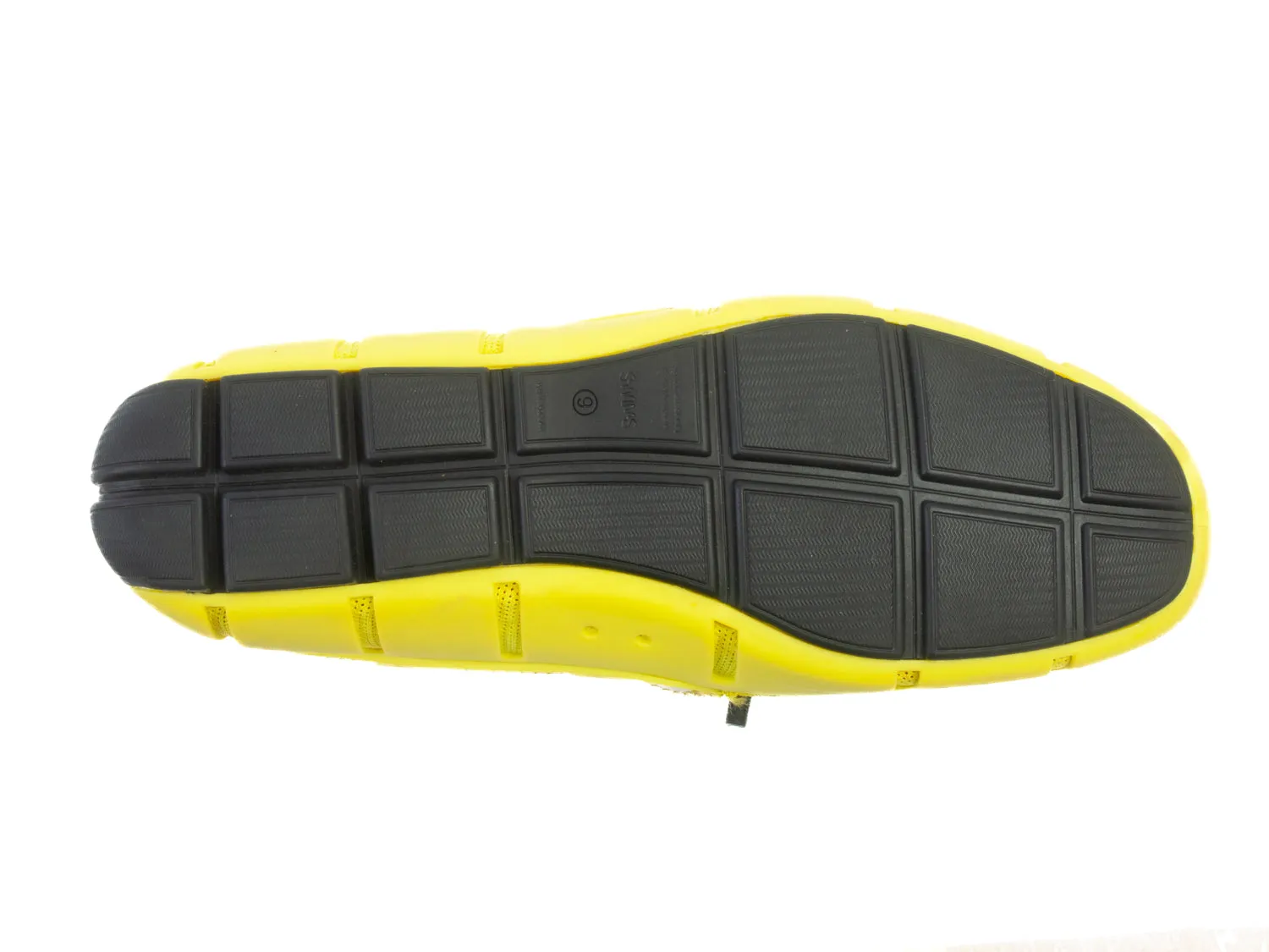 Swims Bold Yellow Woven Loafers