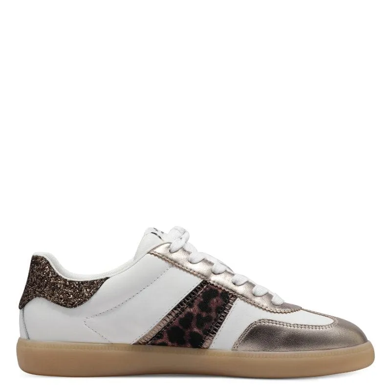 Tamaris Womens Leopard Lace-up Shoe 1-23624-43