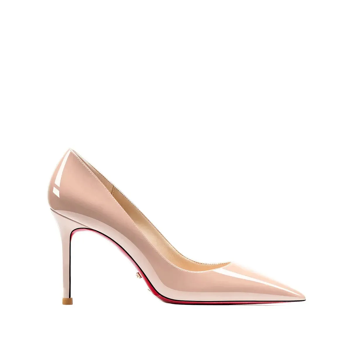 Tatianna Nude Red Bottom Heels
