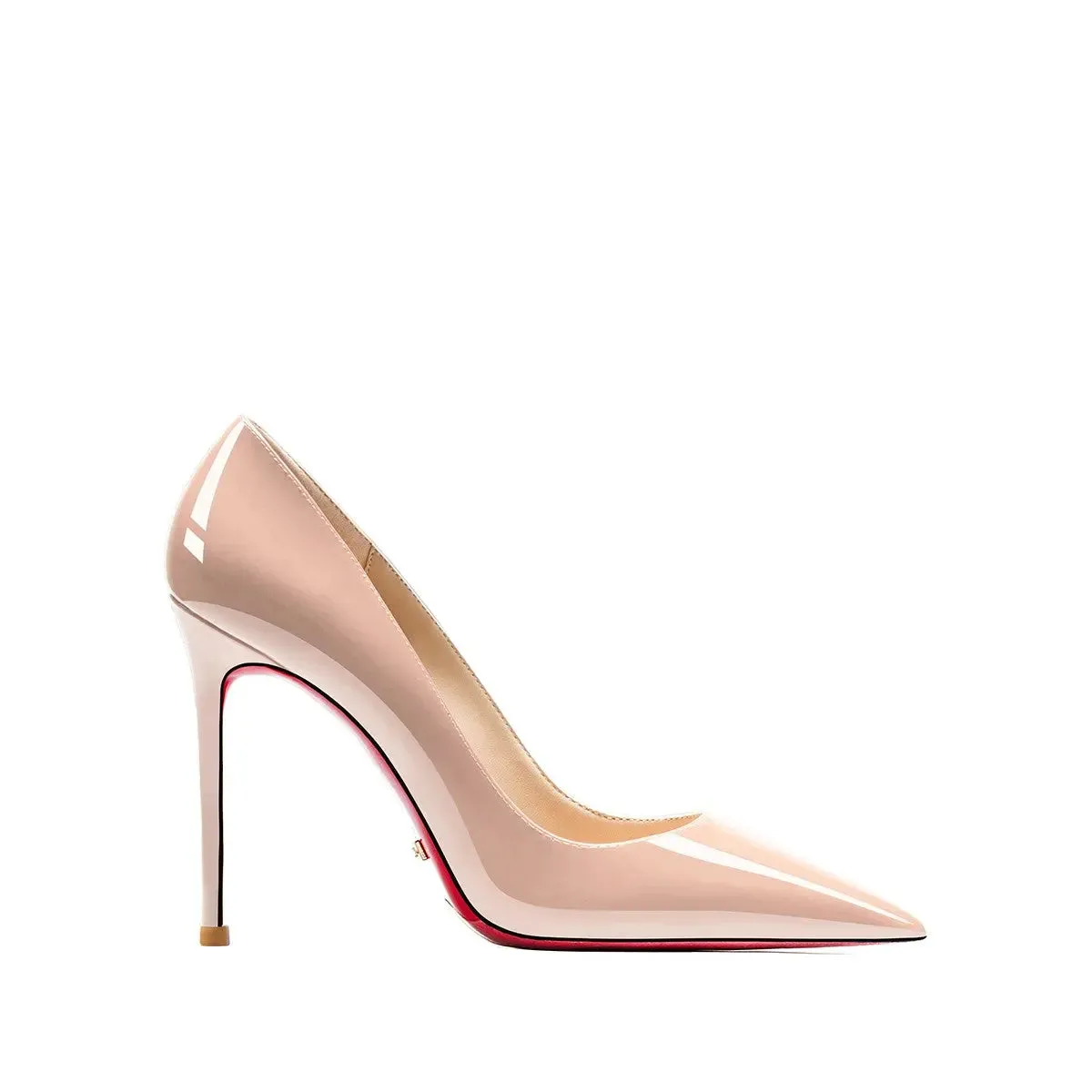 Tatianna Nude Red Bottom Heels
