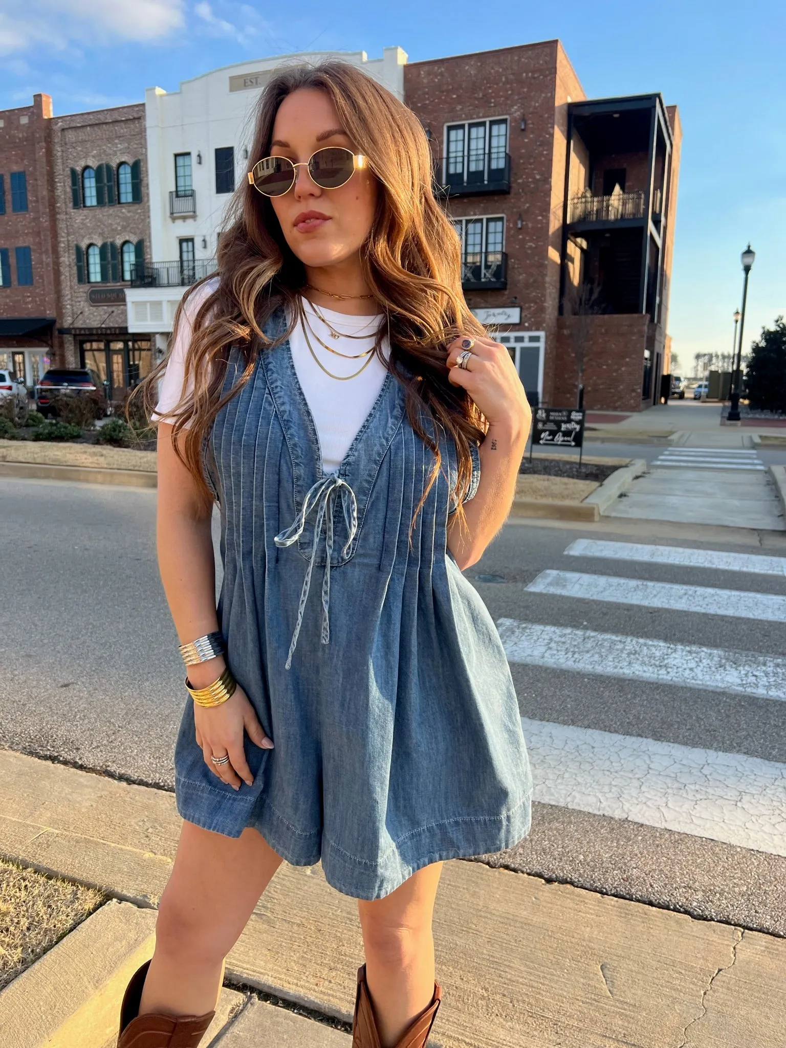 The Days Denim Romper