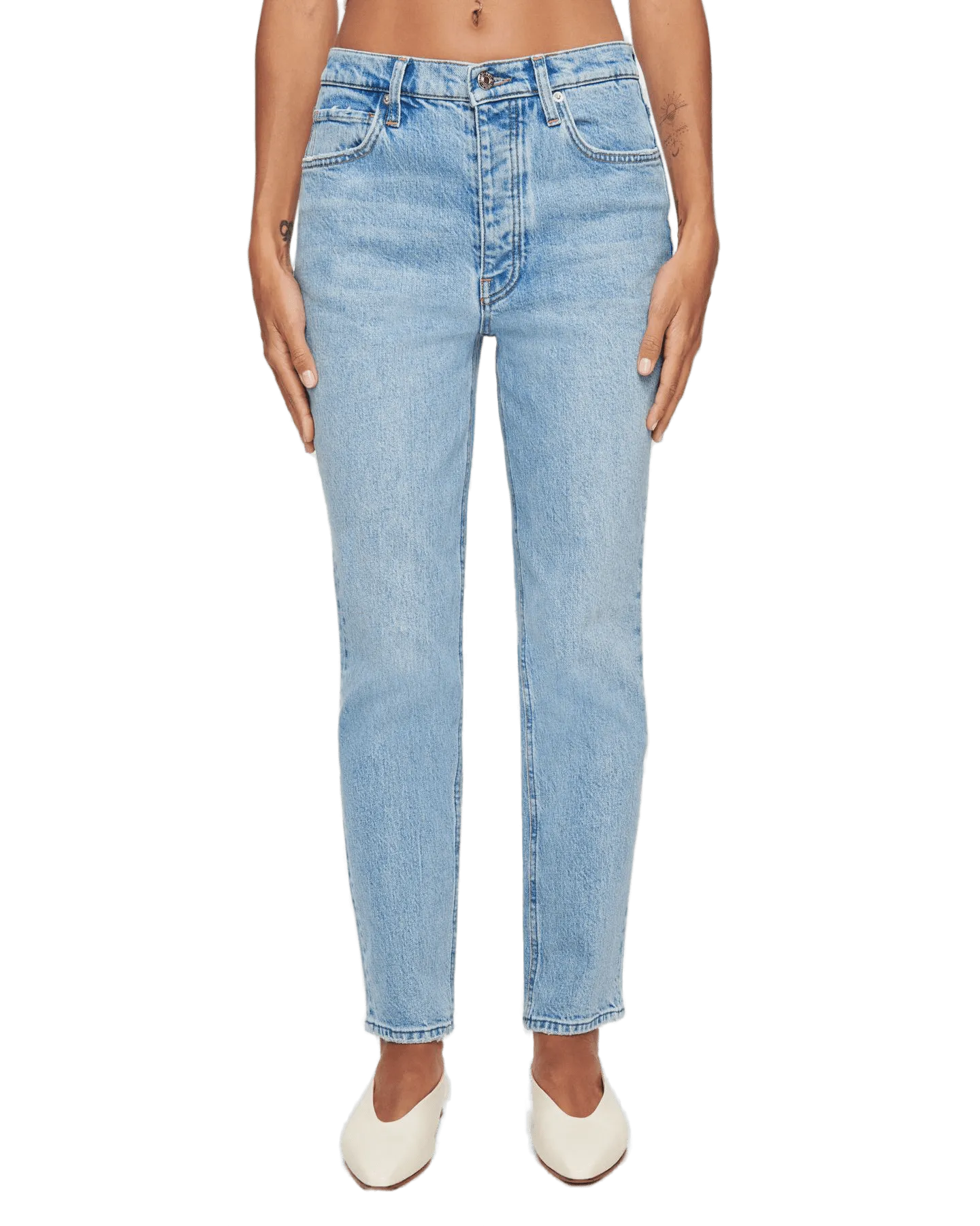 Women's ABSLT Vintage Straight Jeans in Diffusion