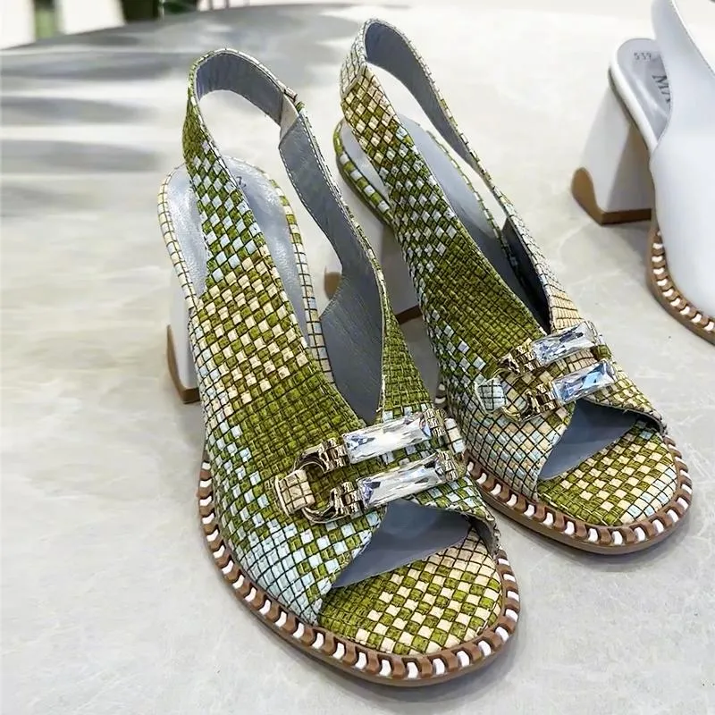 Women's Chic Chunky Heel Sandals
