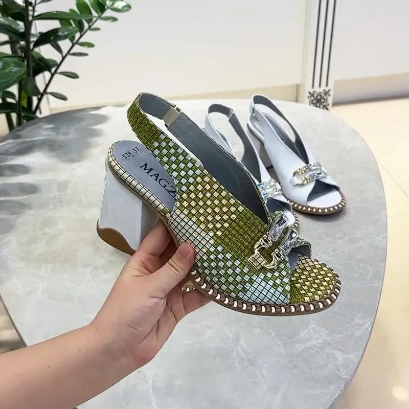 Women's Chic Chunky Heel Sandals