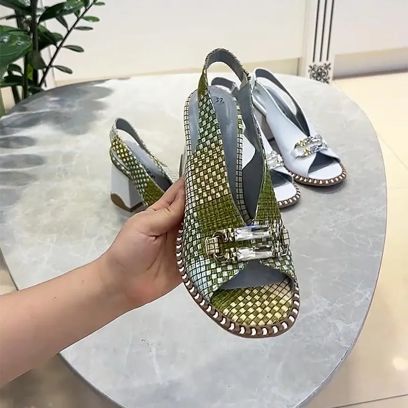 Women's Chic Chunky Heel Sandals