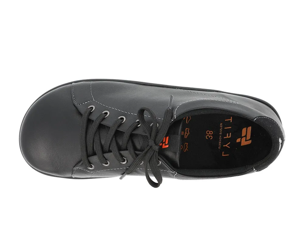 Womens Wide Fit Taylor Black Trainers
